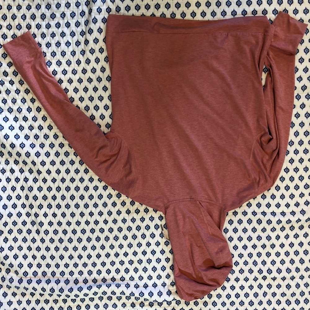 Rust Hoodie with Drawstring - Picture 6 of 6